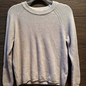 Tahari Cream Crew Neck Sweater
